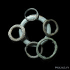 Celtic. AE Ring Money. Lot x 6 bronze rings