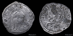 Papal States. Urban VIII. Mezzo Grosso ND1623-44. Mun 162