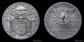 Papal States. Sede Vacante. 5 Lire 1939. KM20