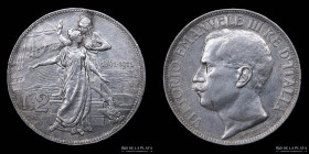 Italy. V. Emanuele III. 2 Lire 1911 R. KM52