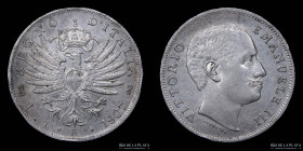 Italy. V. Emanuele III. 1 Lira 1907 R. KM32