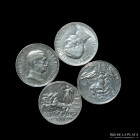 Italy. V. Emanuele III. 4 x 1 Lira 1915-1917 R. KM57