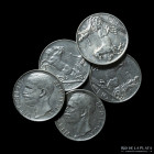 Italy. V. Emanuele III. 5 x 10 Lire 1927 *FERT*. KM68.1