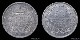 San Marino. 50 Centesimi 1898. KM3