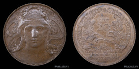 Italy. 1906 Expo Milano Token 20 Centesimi Johnson