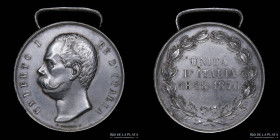 Italy. Umberto I. Souvenir Italian Unification 1848-1870