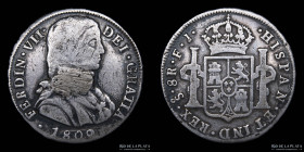 Santiago. Fernando VII. 8 Reales 1809 FJ. KM68