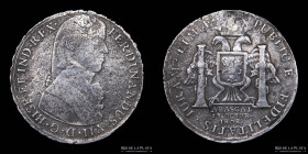 Lima. Fernando VII. 8 Reales 1808. Medalla de Proclama