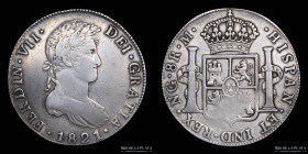 Guatemala. Fernando VII. 8 Reales 1821 M. KM69