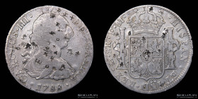 Mexico. Carlos III. 8 Reales 1788 FM. Chopmarks. KM106a