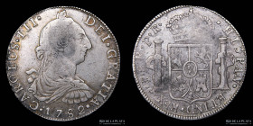 Potosi. Carlos III. 8 Reales 1782 PR. CJ 63.5