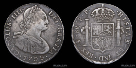 Potosi. Carlos IV. 8 Reales 1798 PP. CJ 76.10