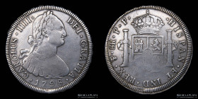 Potosi. Carlos IV. 8 Reales 1798 PP. CJ 76.10