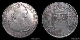 Potosi. Carlos IV. 8 Reales 1800 PP. CJ 76.12