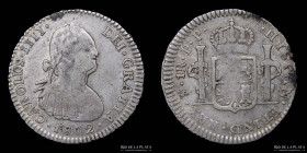 Potosi. Carlos IV. 1 Real 1802 PP. CJ 79.14