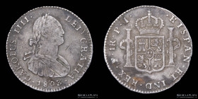 Potosi. Carlos IV. 1 Real 1803 PJ. CJ 79.15