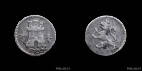 Potosi. Carlos IV. 1/4 Real 1799. CJ 81.6.3