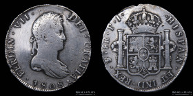 Potosi. Fernando VII. 8 Reales 1808 PJ. CJ 86.1