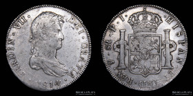 Potosi. Fernando VII. 8 Reales 1814 PJ CJ 86.4.3