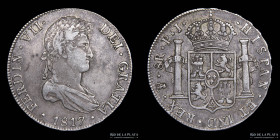 Potosi. Fernando VII. 8 Reales 1817 PJ. CJ 86.7