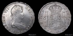 Potosi. Fernando VII. 8 Reales 1823 PJ CJ 86.13