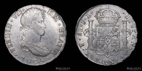 Potosi. Fernando VII. 8 Reales 1825 JL. CJ 86.15.2