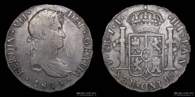 Potosi. Fernando VII. 8 Reales 1825 JL. CJ 86.15.2
