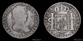 Potosi. Fernando VII. 4 Reales 1816 PJ. CJ 87.1
