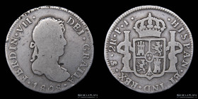 Potosi. Fernando VII. 2 Reales 1808 PJ. CJ 88.1