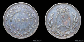 Argentina. Buenos Aires. 1 Decimo 1823. CJ 2