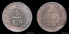 Argentina. Buenos Aires. 5 Decimos 1831. CJ 12.1.5