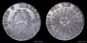 Argentina. La Rioja. 8 Reales 1826 P. Falsa Catalogada. CJ F 28