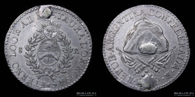 Argentina. La Rioja. 8 Reales 1839 R. CJ 56.1