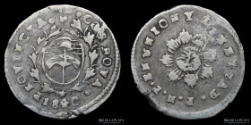 Argentina. Cordoba. 1 Real 1840 PNP. CJ 19.7.2