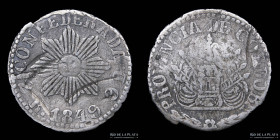 Argentina. Cordoba. 2 Reales 1849. CJ 57