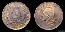 Argentina. 2 Centavos 1887. CJ 28