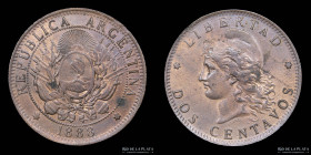 Argentina. 2 Centavos 1888. CJ 29
