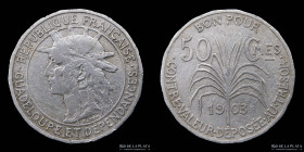 Guadalupe. 50 Centimes 1903. KM45