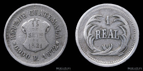 Guatemala. 1 Real 1872. KM147