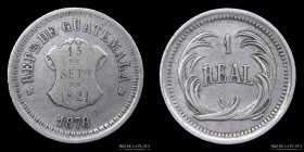 Guatemala. 1 Real 1878. KM148