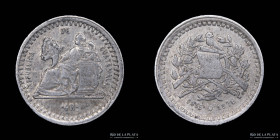 Guatemala. 1/2 Real 1879 D. KM152
