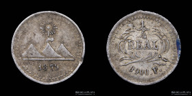 Guatemala. 1/4 Real 1875. KM146