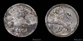 Guatemala. 1/4 Real 1893/2. KM159