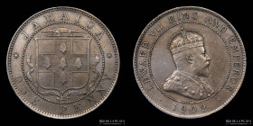 Jamaica. 1 Penny 1902. KM20