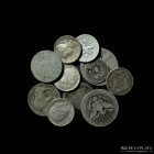 USA. Lote x11. Surtido a clasificar. Mayoria plata
