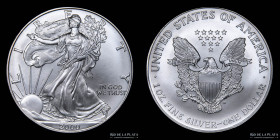 USA. 1 Dollar 2000. Silver Eagle. Estuche. KM310