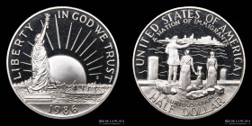 USA. Half Dollar 1986. Liberty. Proof