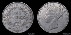East India Company. 1 Rupee 1840. KM457