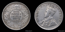 India Britanica. 1 Rupee 1914. KM524