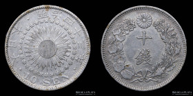 Japon. 10 Sen 1910. KM Y29